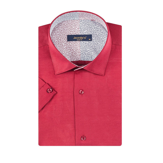 Burgundy Short Sleeve Shirt