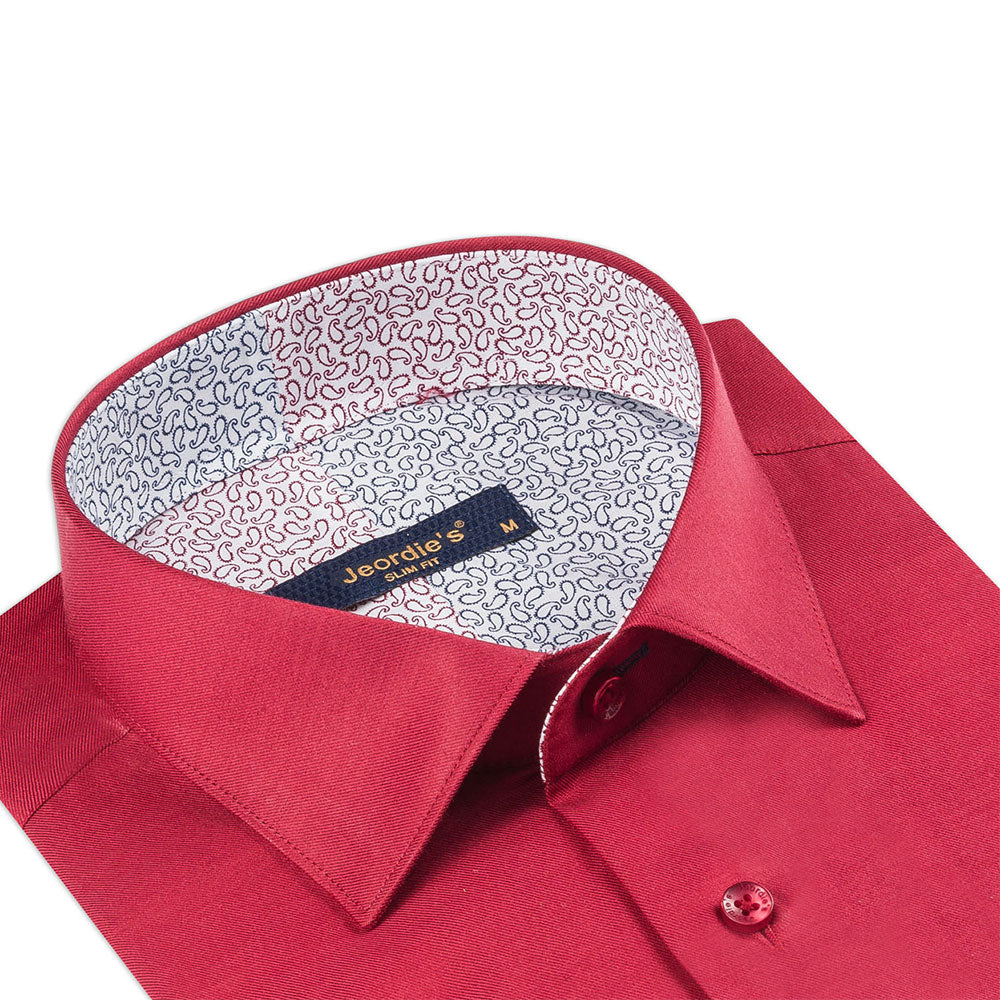 Burgundy Short Sleeve Shirt