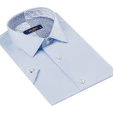 Blue Short Sleeve Shirt