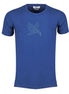 Sax Blue Crew Neck T-shirt