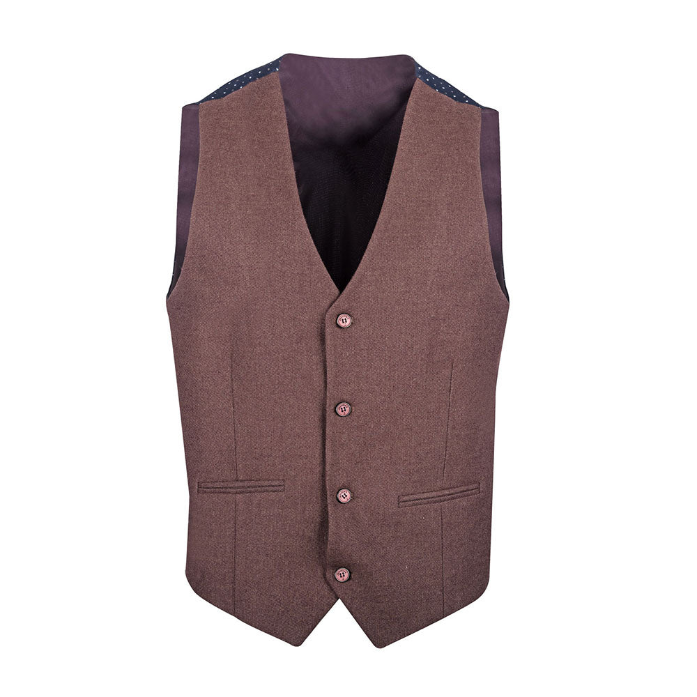 Burgundy Waistcoat