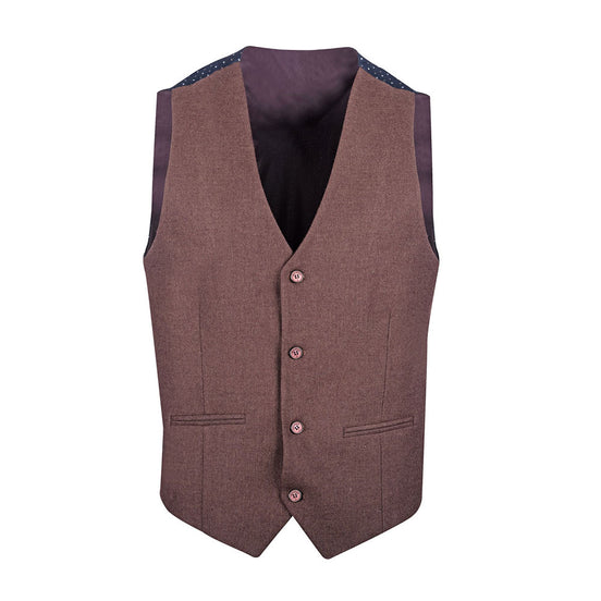 Burgundy Waistcoat