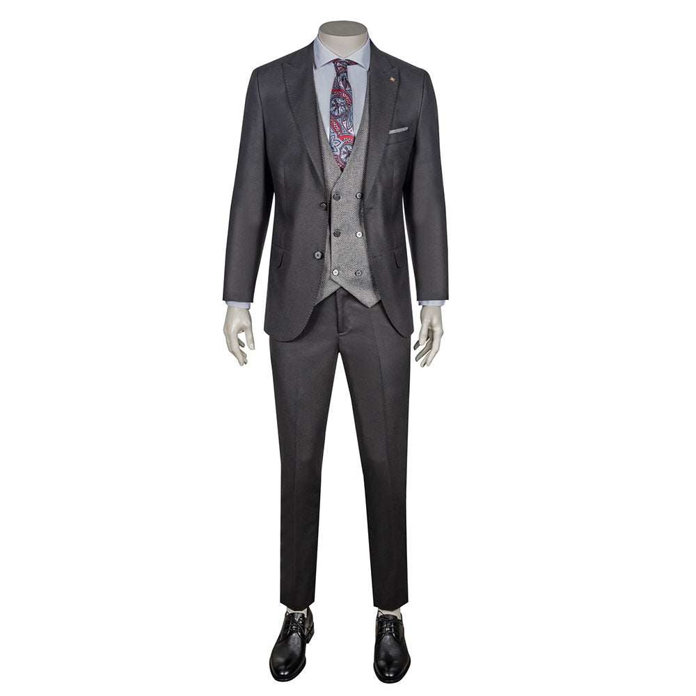 Black Three-Piece Suit
