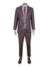 Dark Burgundy Three-Piece Suit