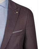 Dark Burgundy Three-Piece Suit