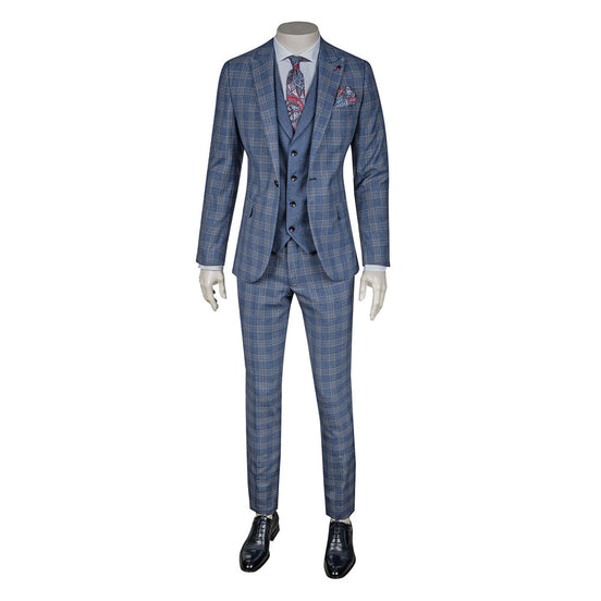 Royal Blue Three-Piece Suit