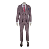 Burgundy Three-Piece Suit