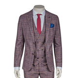 Burgundy Three-Piece Suit