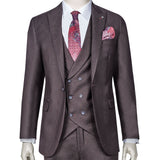 Burgundy Three-Piece Suit