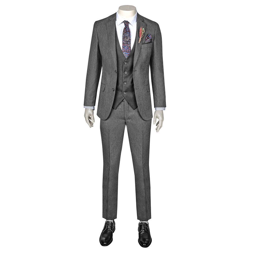 Black Three-Piece Suit
