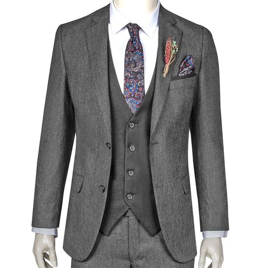 Black Three-Piece Suit