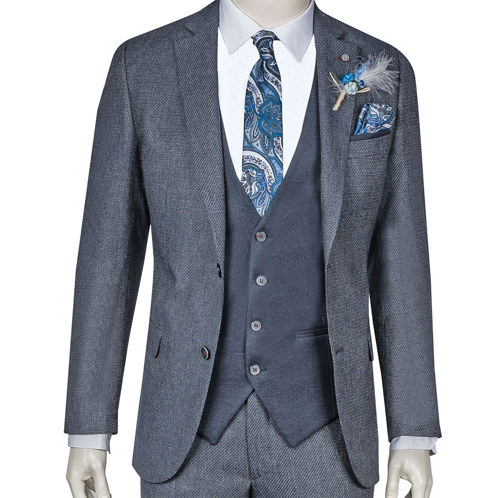 Navy Three-Piece Suit