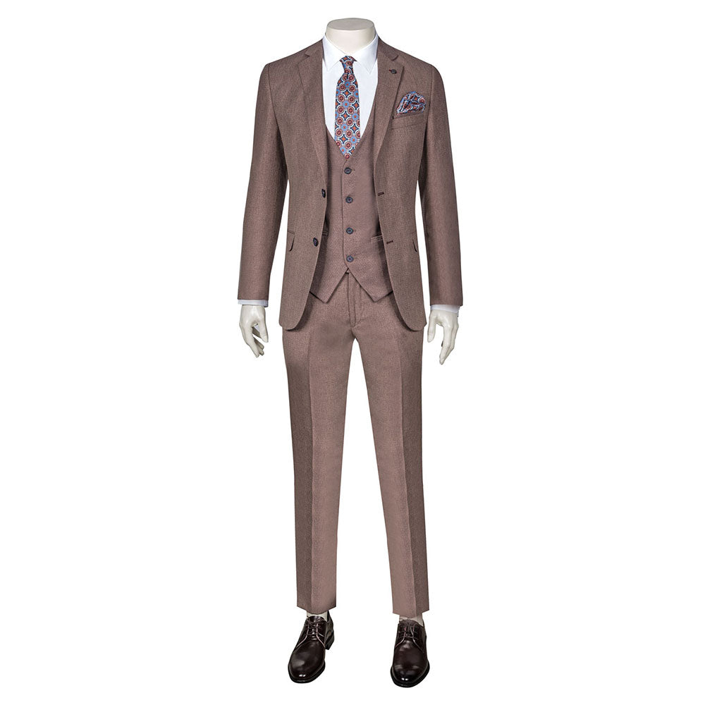 Light Burgundy Three-Piece Suit