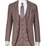 Light Burgundy Three-Piece Suit