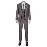 Dark Burgundy Three-Piece Suit