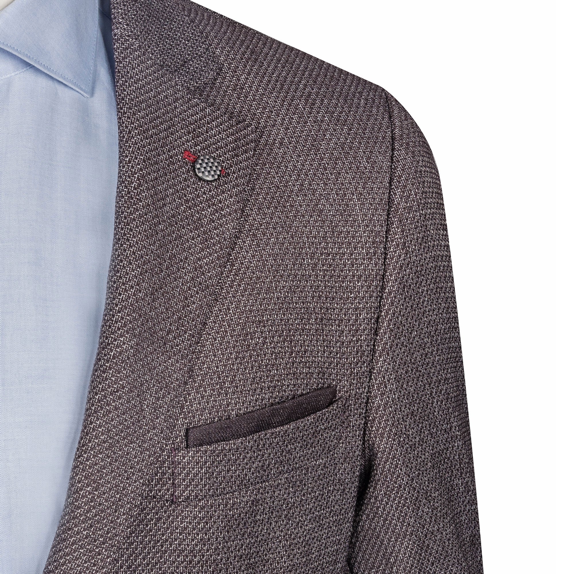 Dark Burgundy Three-Piece Suit