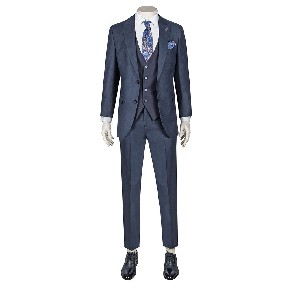 Navy Three-Piece Suit