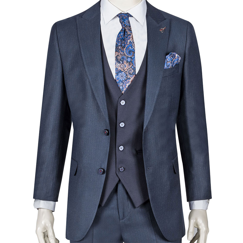 Navy Three-Piece Suit