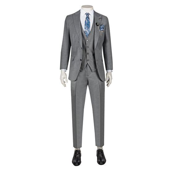 Grey Three-Piece Suit