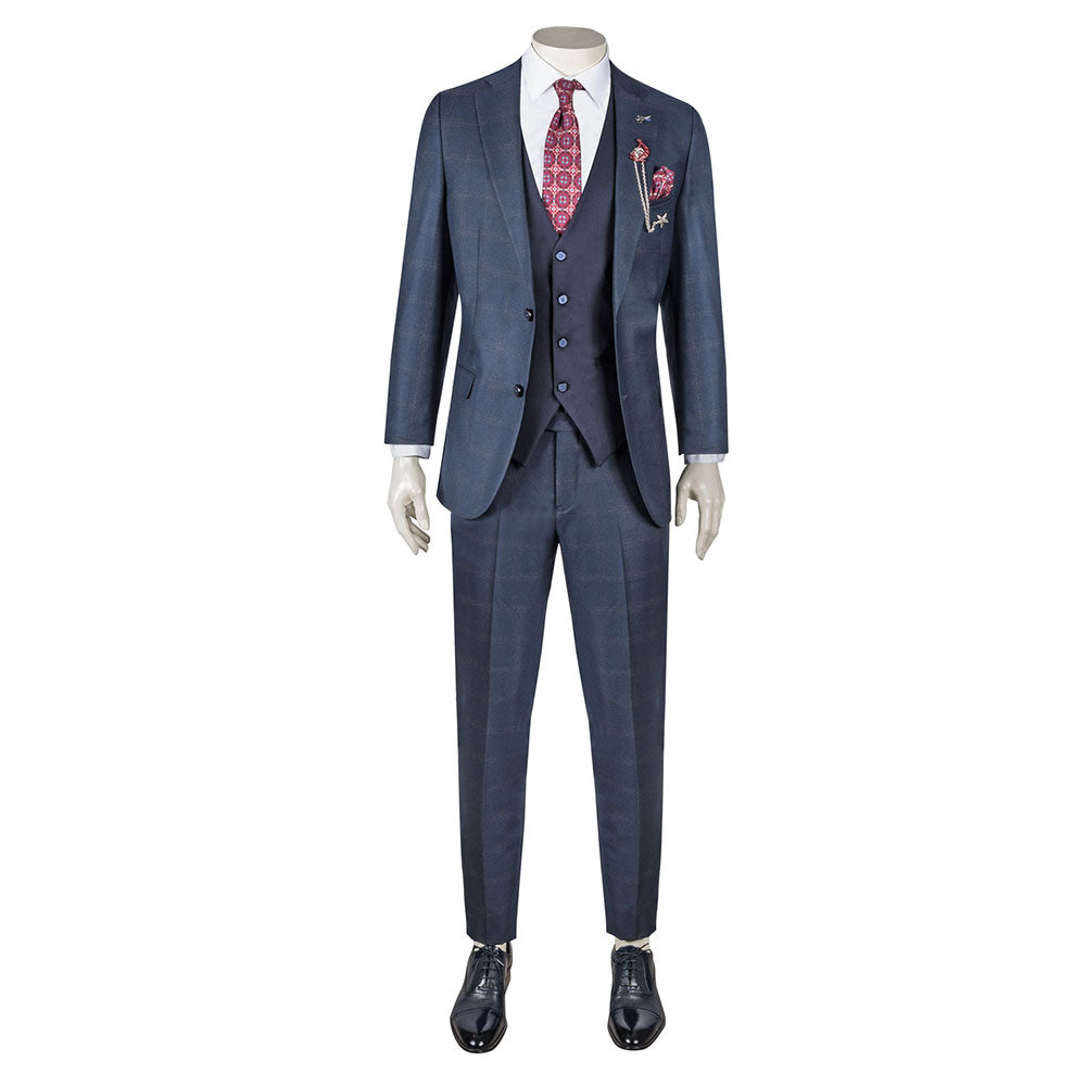 Navy Three-Piece Suit
