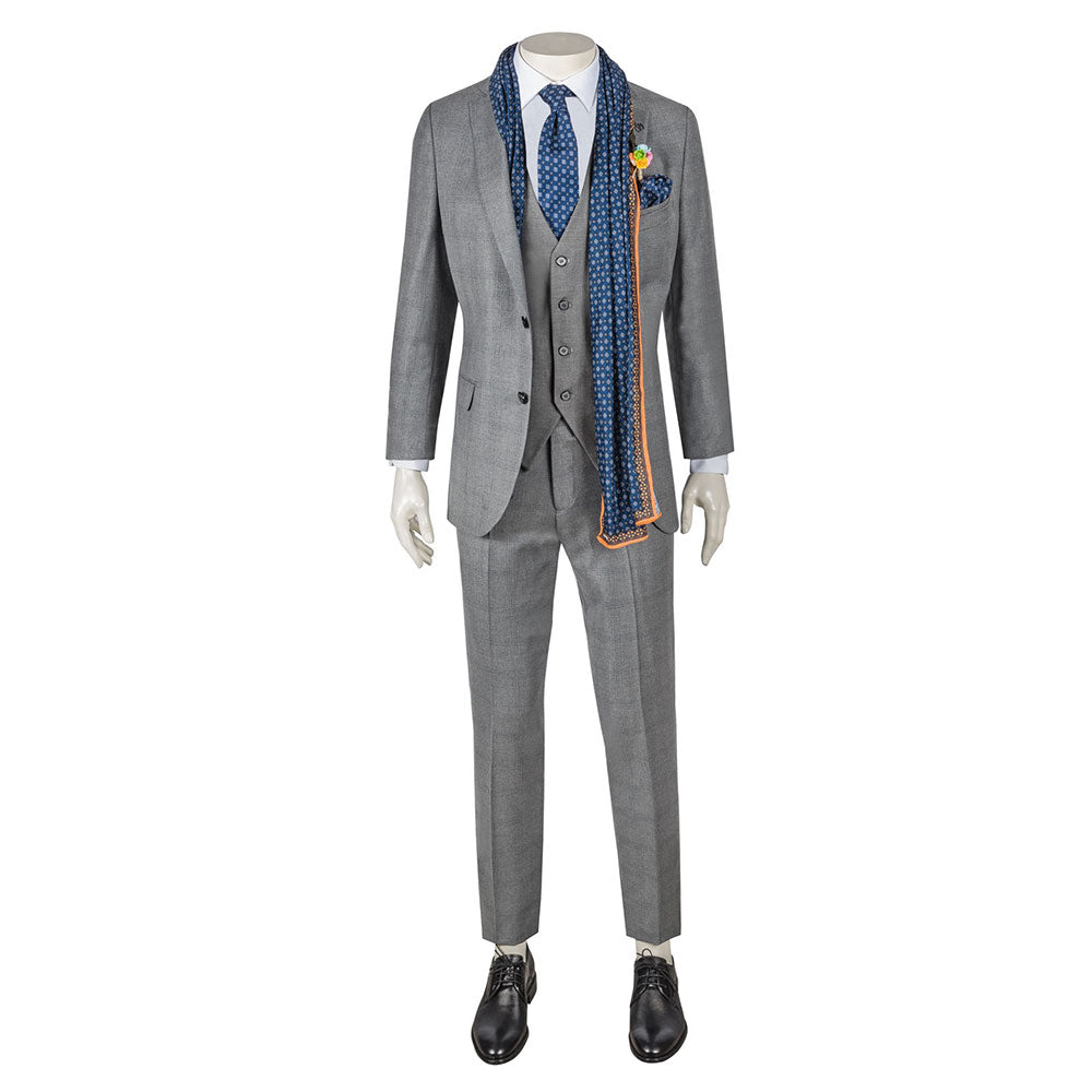 Grey Three-Piece Suit