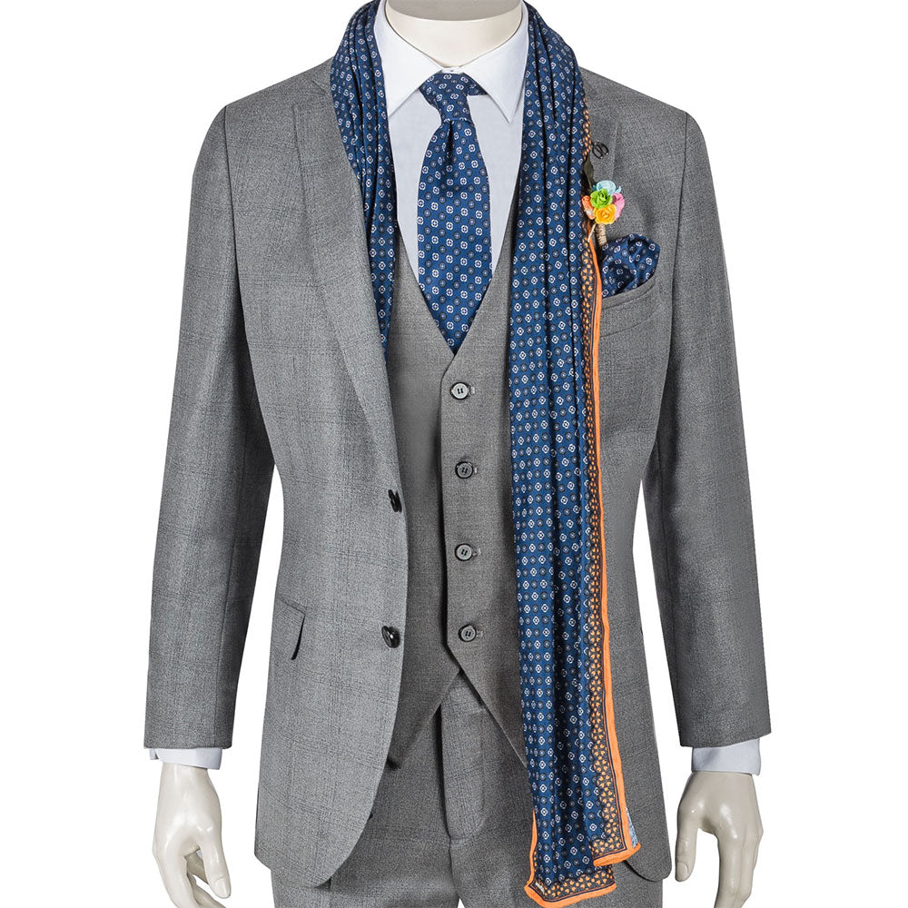 Grey Three-Piece Suit