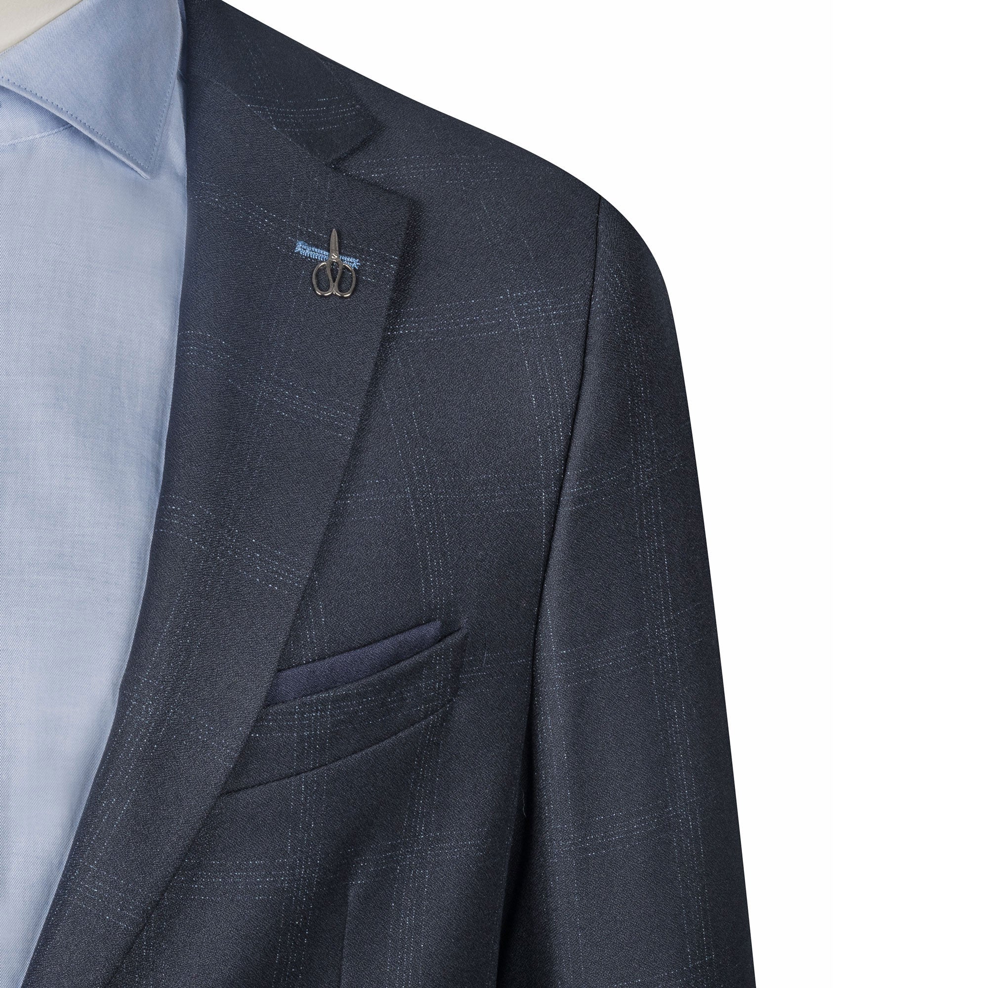 Dark Navy Three-Piece Suit