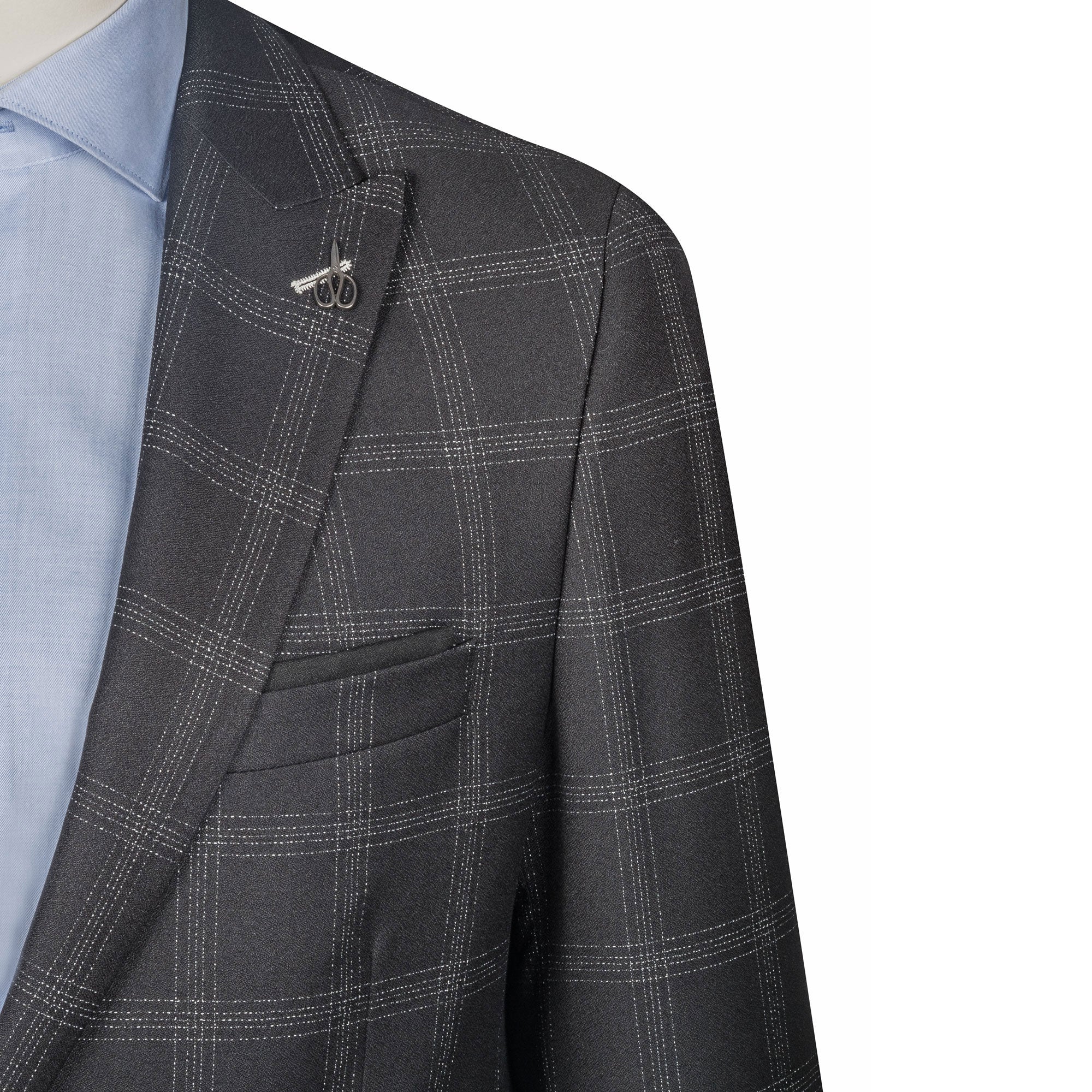 Black Three-Piece Suit