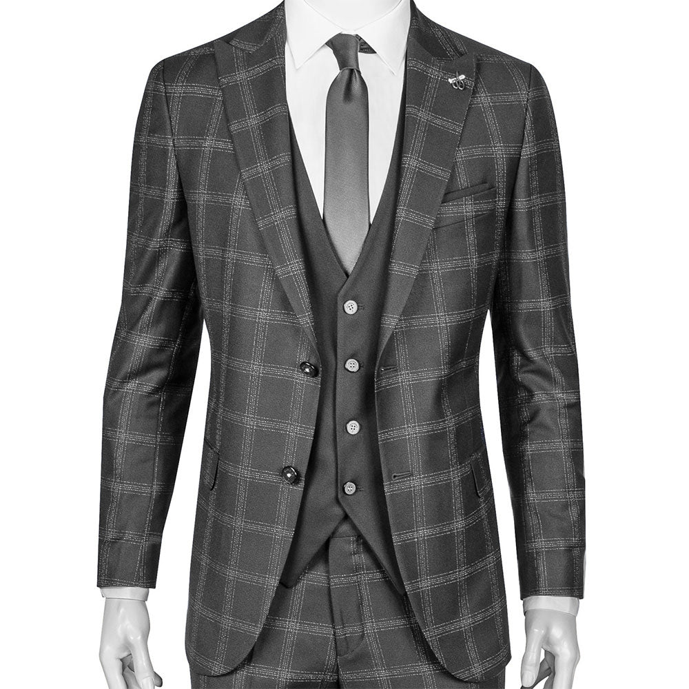 Black Three-Piece Suit