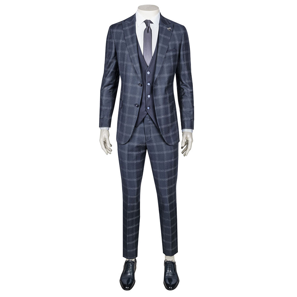 Navy Three-Piece Suit
