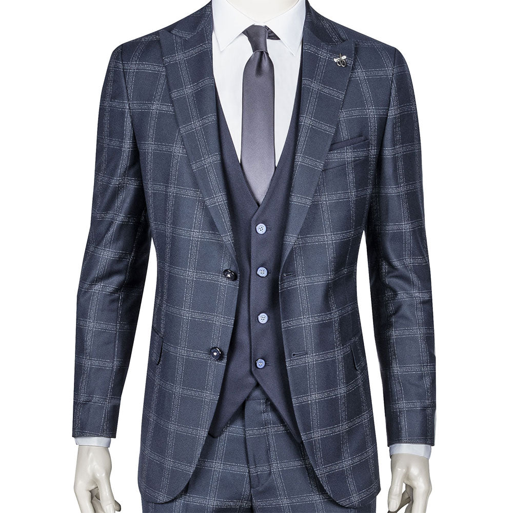 Navy Three-Piece Suit