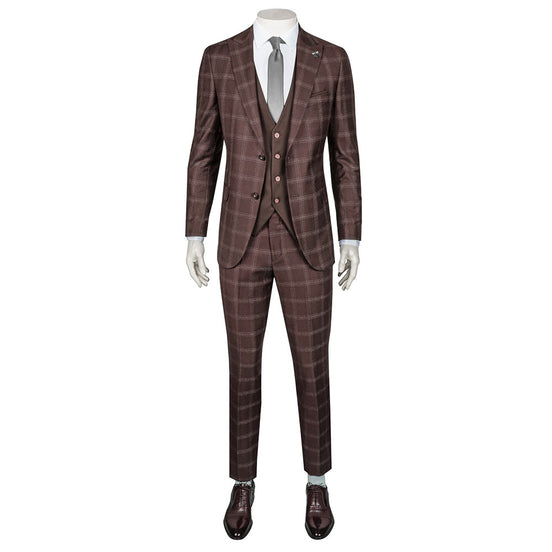 Burgundy Three-Piece Suit