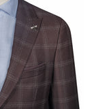 Burgundy Three-Piece Suit