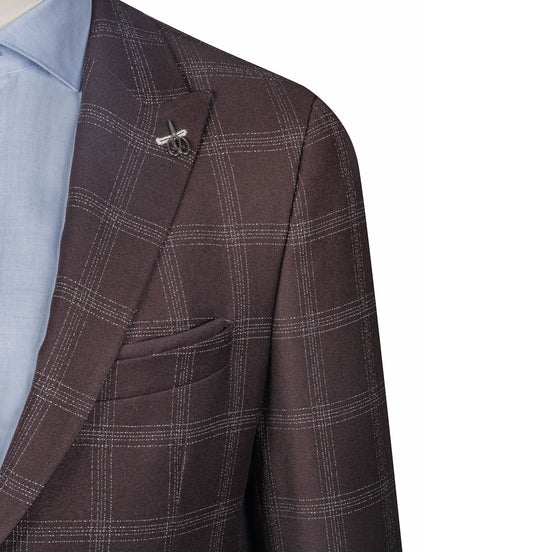 Burgundy Three-Piece Suit