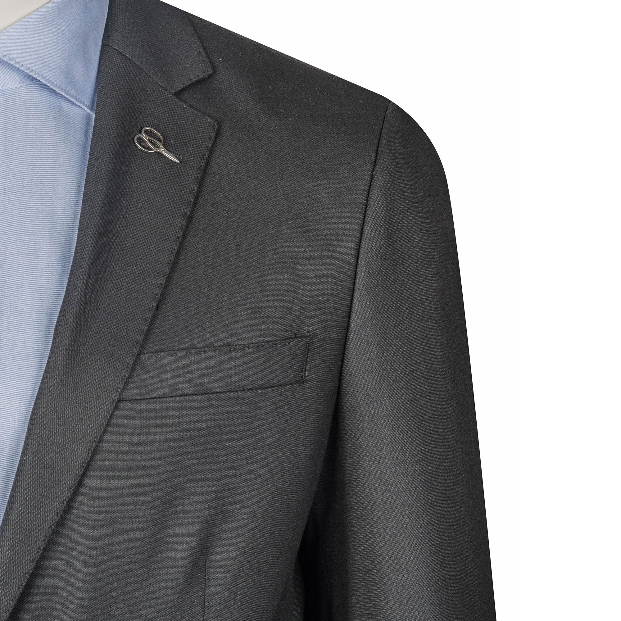 Black Wool Suit