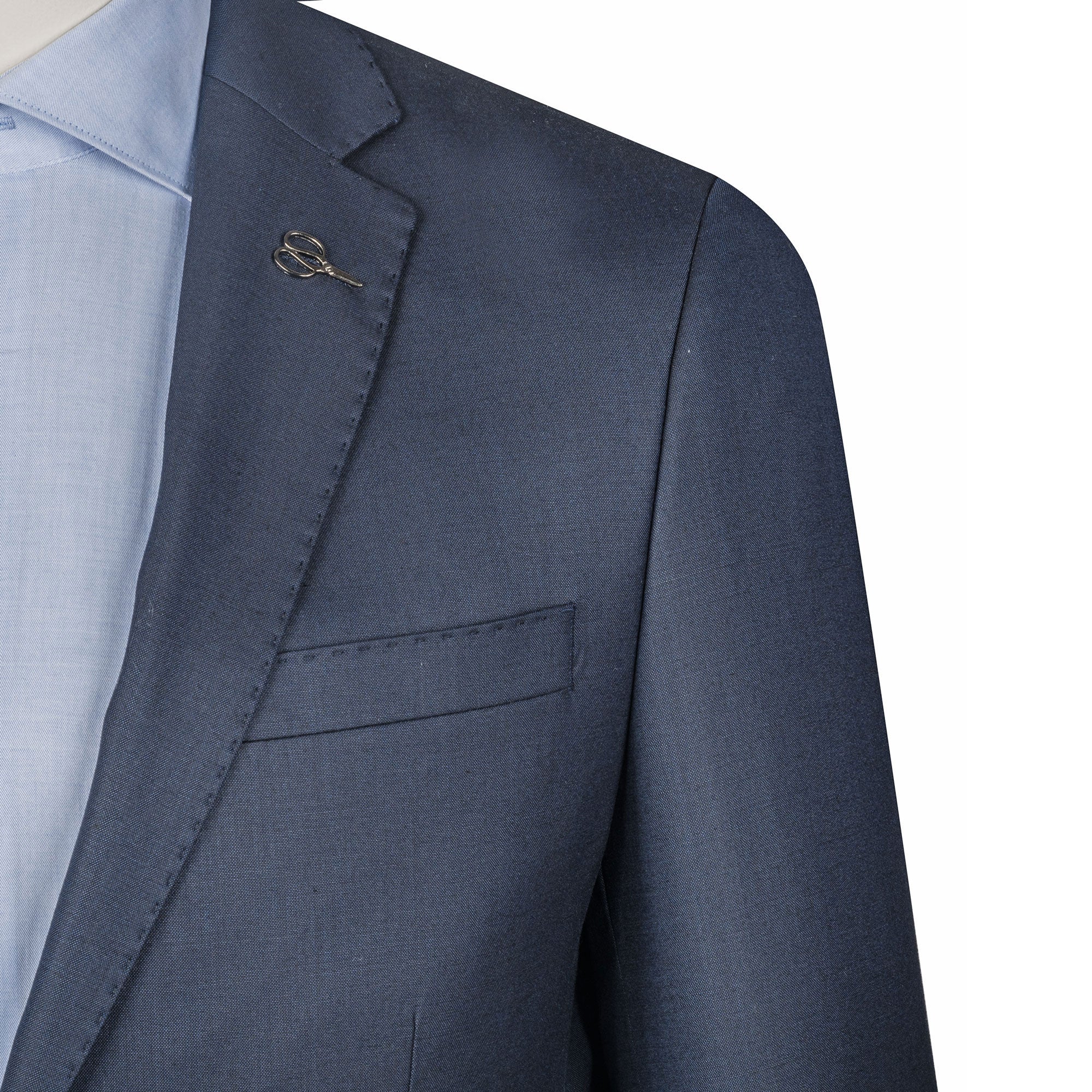 Dark Navy Wool Suit