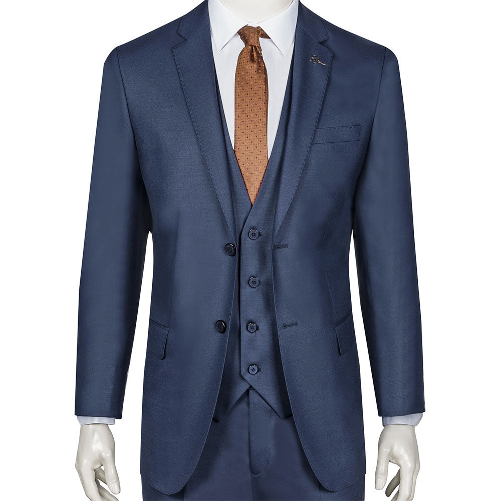 Dark Navy Wool Suit