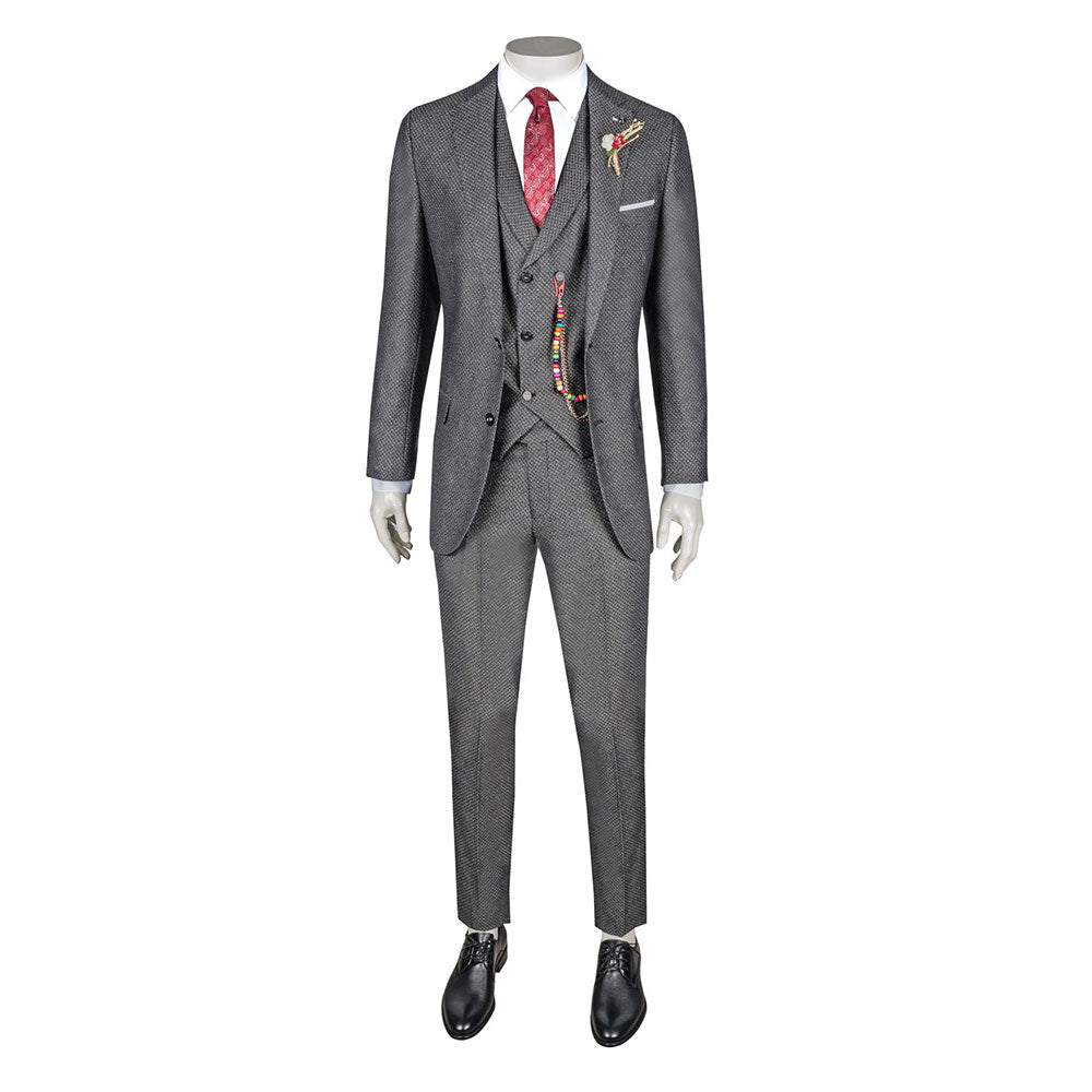 Black Three-Piece Suit