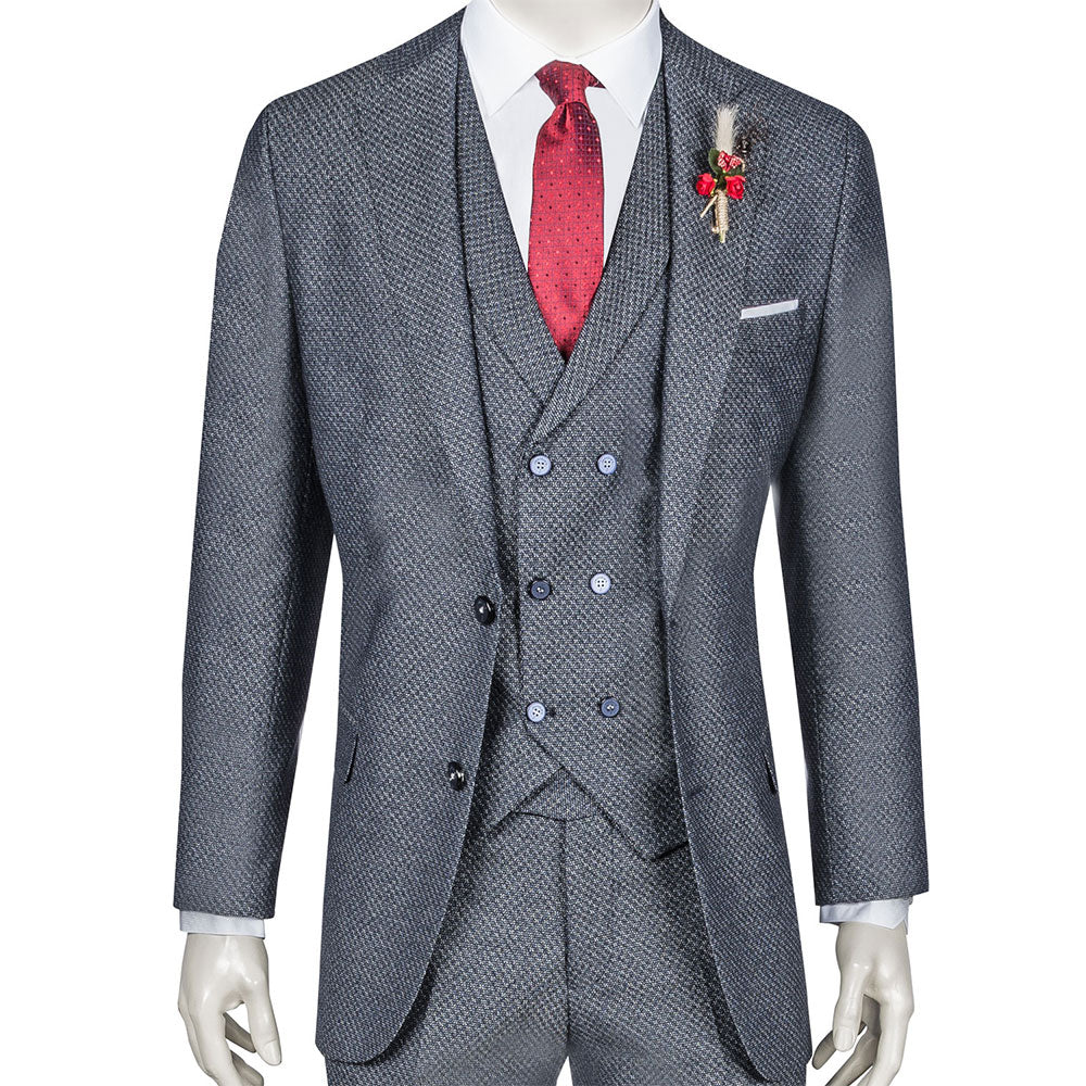 Navy Three-Piece Suit
