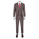Burgundy Three-Piece Suit