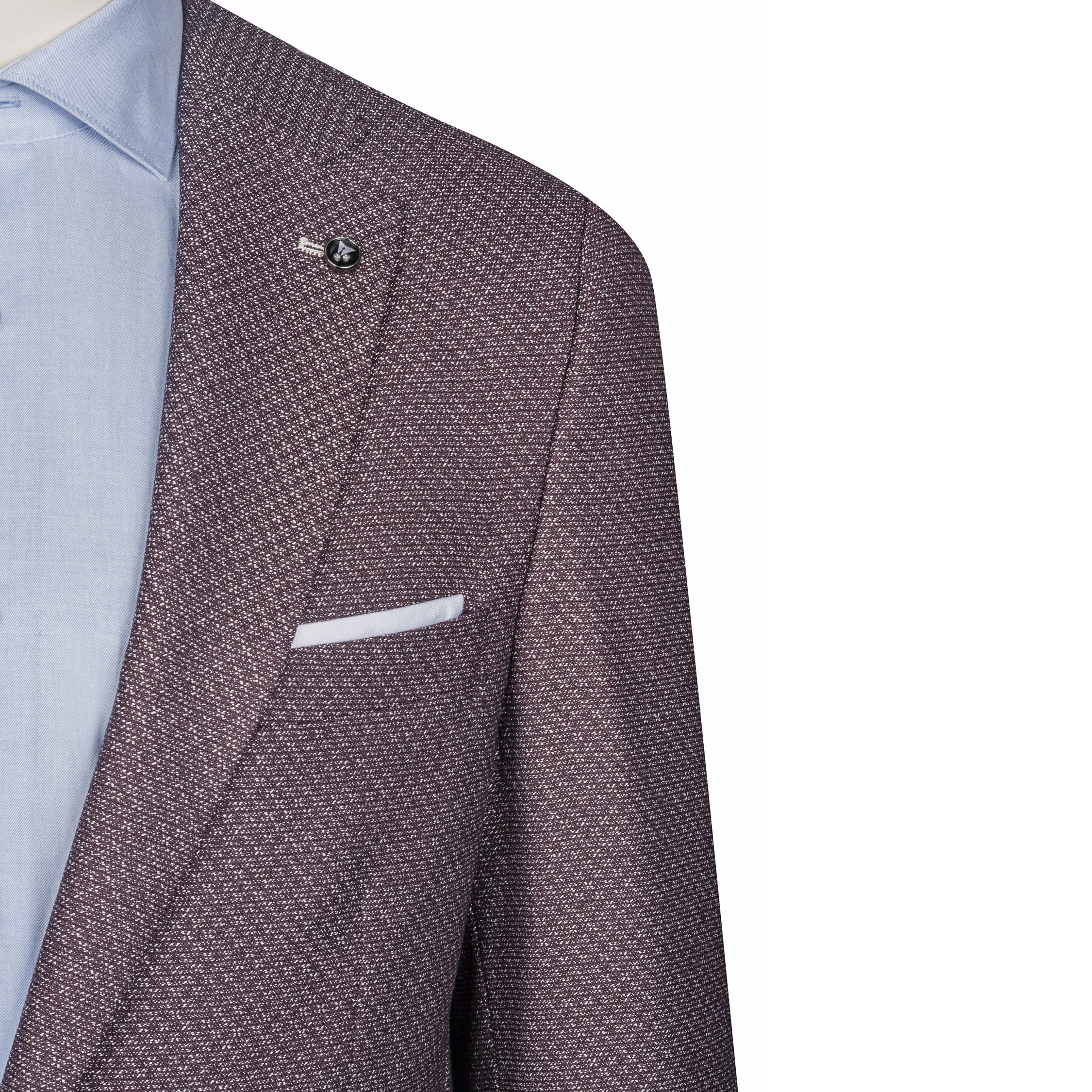 Burgundy Three-Piece Suit