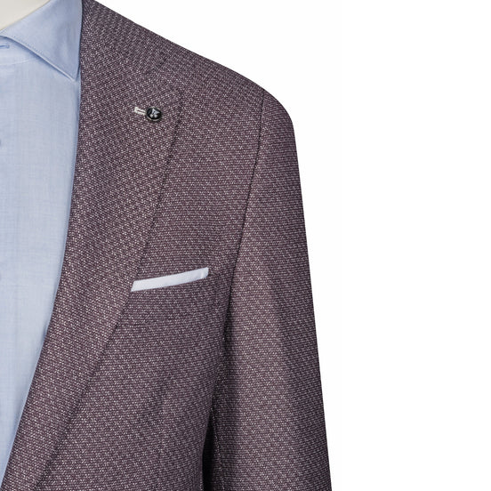 Burgundy Three-Piece Suit