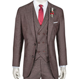 Burgundy Three-Piece Suit
