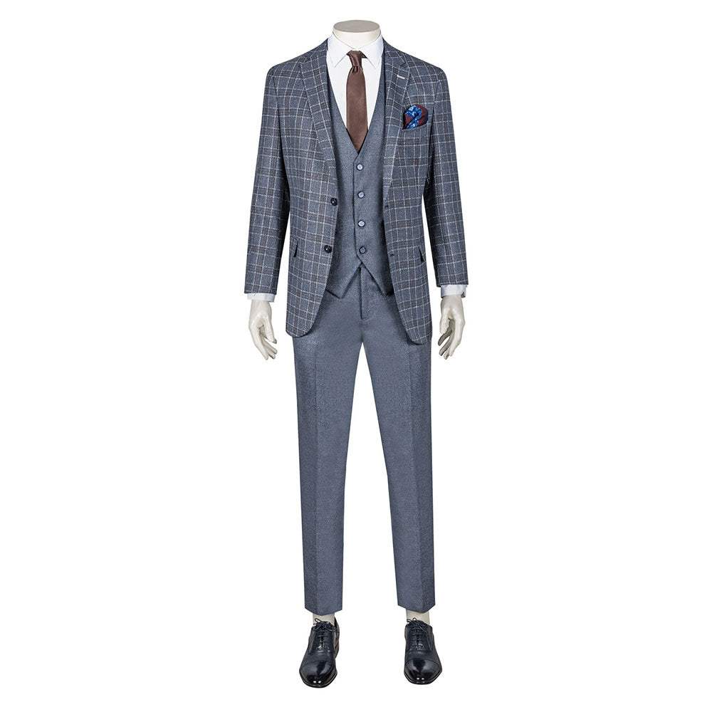 Navy Three-Piece Suit