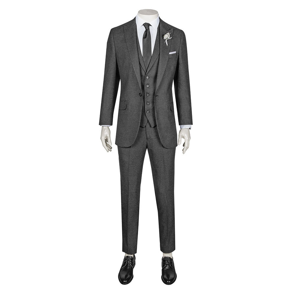 Black Three-Piece Suit