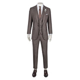 Brown Three-Piece Suit
