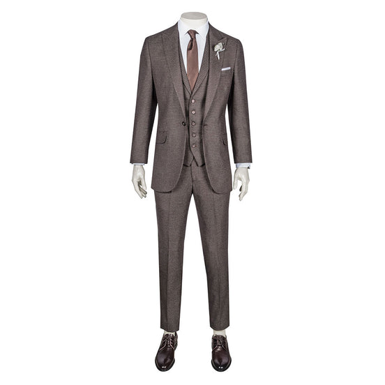 Brown Three-Piece Suit