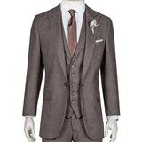 Brown Three-Piece Suit