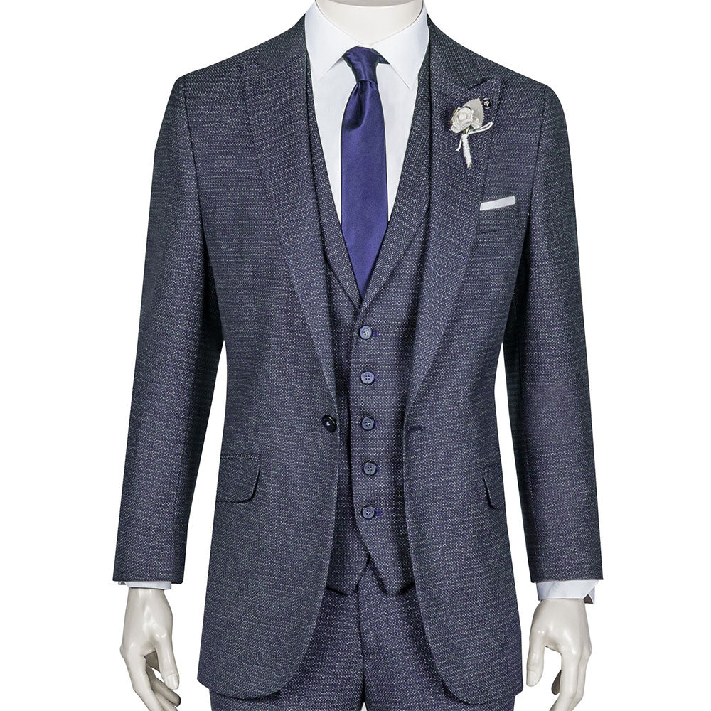 Navy Three-Piece Suit