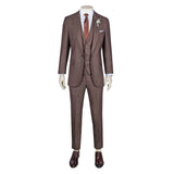 Burgundy Three-Piece Suit